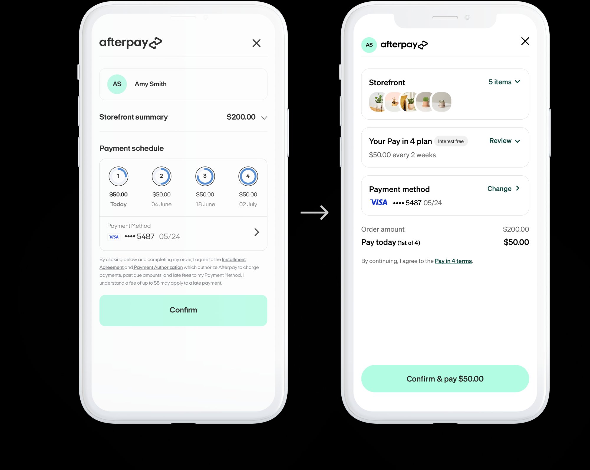 Checkout redesign